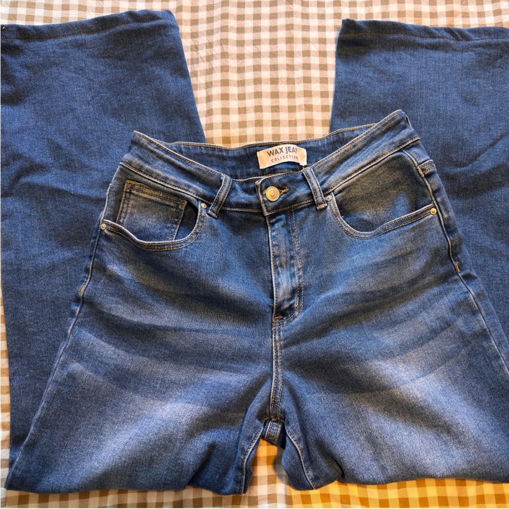 Wax Jean Women's Dark Blue Flare Jeans